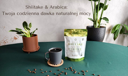 BIO Kawa z Shiitake - w ziarnach (100g)